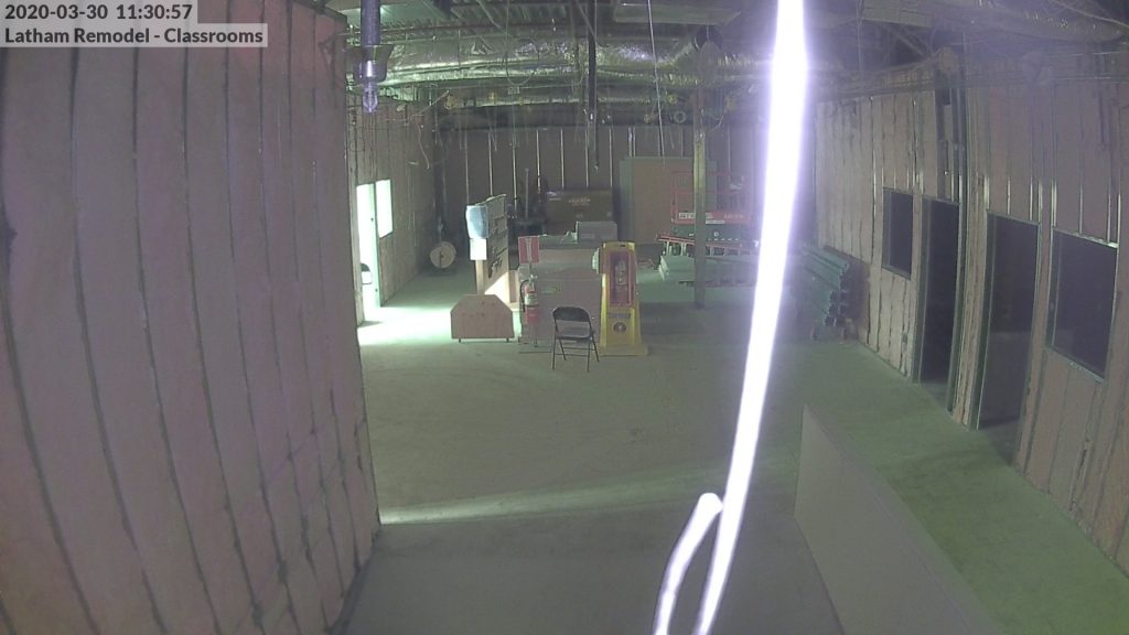 Snapshot from March 30th. Work stopped due to executive order.