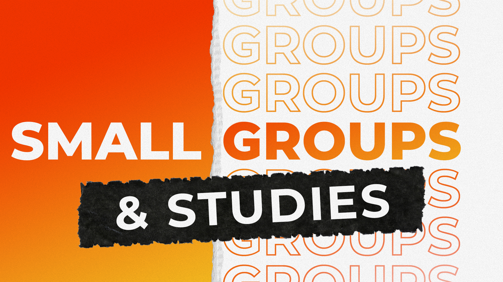 Small Groups & Studies