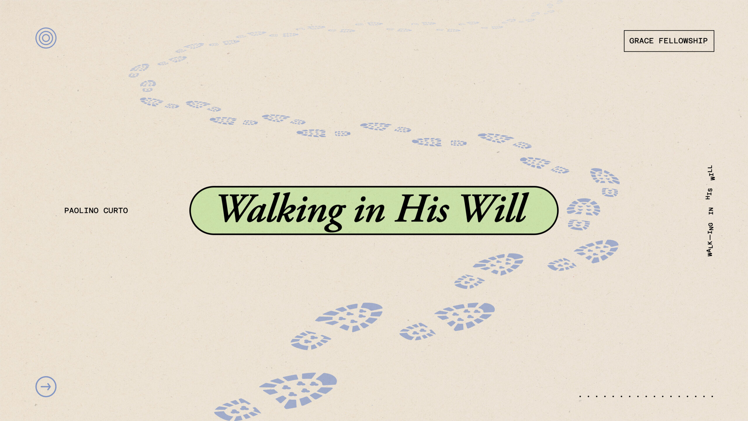 Walking in His Will