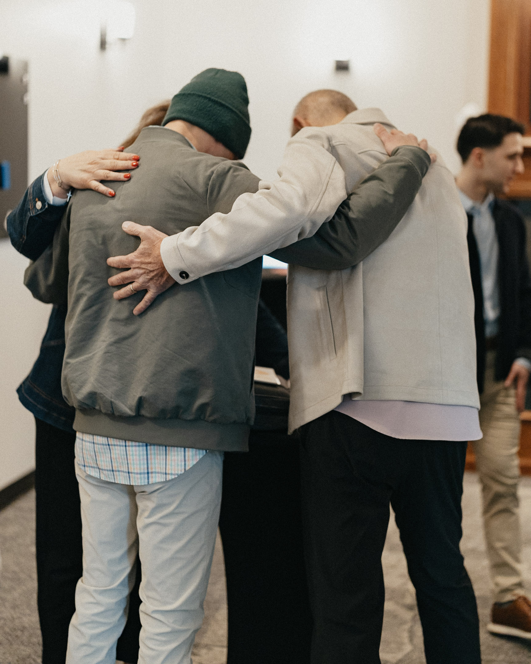 Men Praying Together